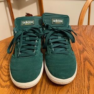 Adidas Busenitz Big Boy size 4 (Green white sole white accents)